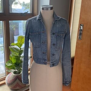 Vintage Abercrombie & Fitch Cropped Denim Jacket XS